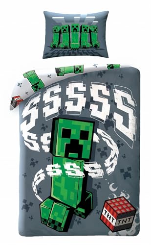 Minecraft linge de lit 140x200 cm pour stopper la corvée du coucher - 2