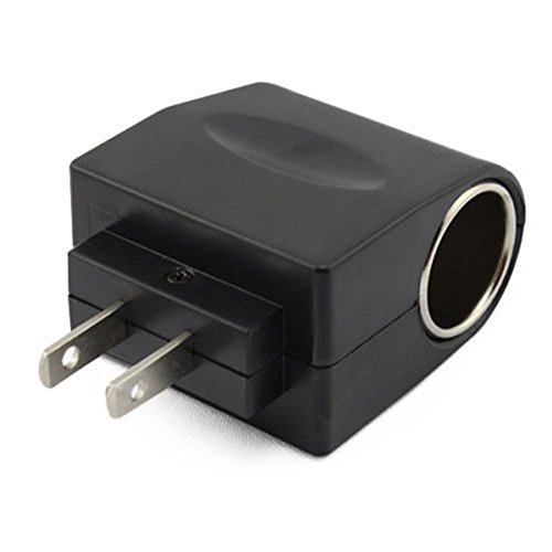 2 PACK Universal AC to DC Car and Household Cigarette Lighter Socket Adapter 110~220V Mains to 12V
