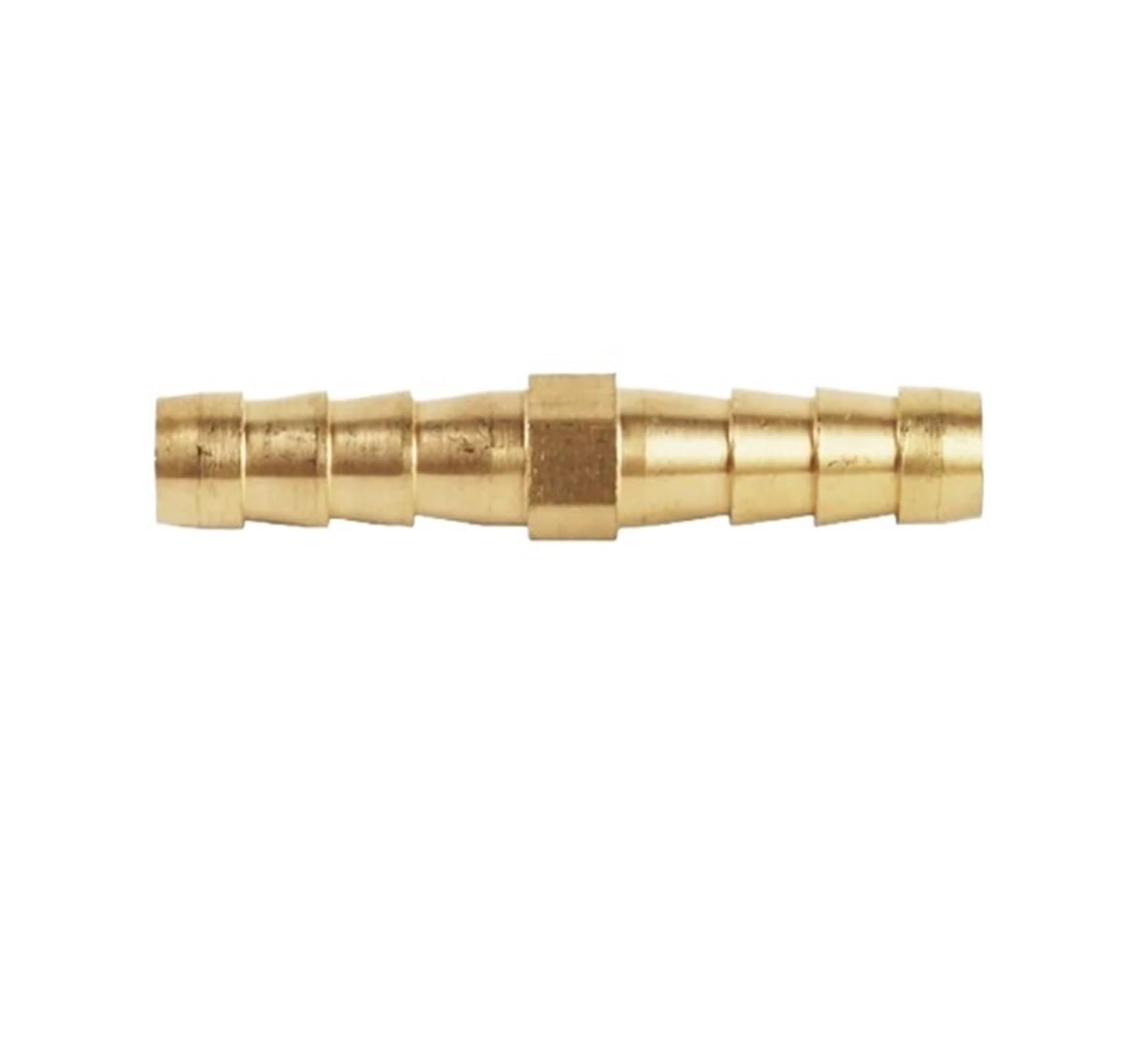 Brass Barb Pipe Fitting Brass Straight Hose Pipe Fitting Equal Barb 6mm 8mm 10mm 12mm 16mm Gas Copper Barbed Coupler Connector(14mm)