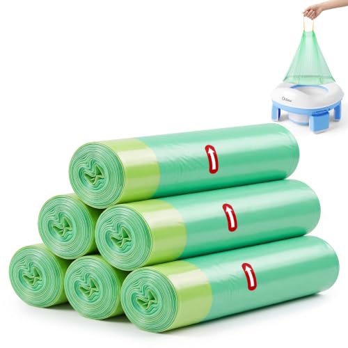 Potty Liners Disposable Thickened Extra Size 6 Rolls 90PCS