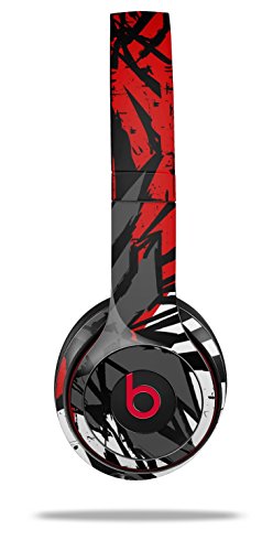 WraptorSkinz Skin Decal Wrap for Beats Solo 2 and Solo 3 Wireless Headphones Baja 0040 Red (Beats NOT Included)