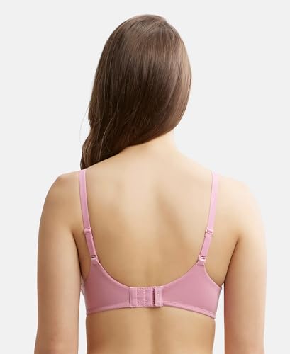 Image of Jockey JW11 Women Wirefree Padded Tencel Lyocell Elastane Stretch Full Coverage Multiway T-Shirt Bra with Adjustable Straps