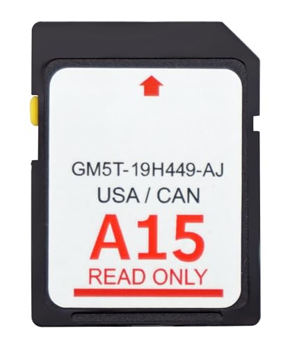 2026 New A15 Navigation SD Map Replacement Card for Ford/Lincoln,F-150 Explorer Fusion Expedition Escape Edge MKC MKZ MKXSync USA/Canada, Updated A15 GM5T-19H449-AJ