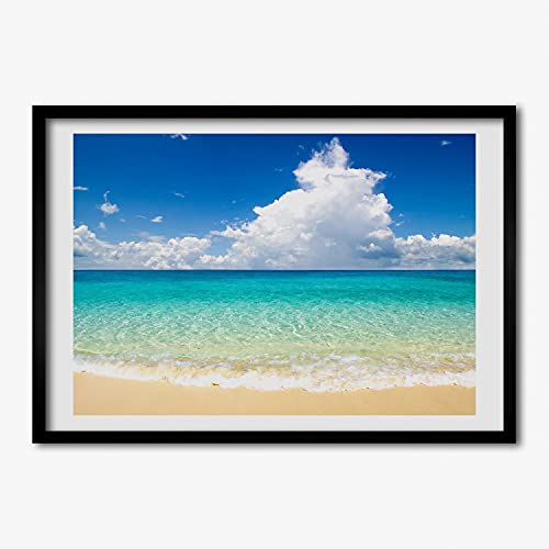 Cadre photo 70x50 cm Tulup pour illuminer vos murs vides avec une plage paradisiaque
