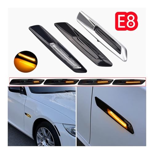 Intermitentes laterales LED dinámicos para BMW Serie 3 E90 E91 E46 y Serie 5 E60 4