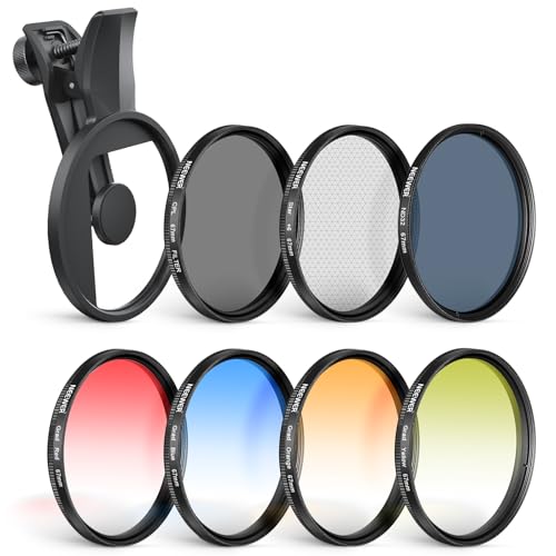 Kit filtres ND 67mm smartphone polarisant CPL dégradé GND pour photographie sur iPhone