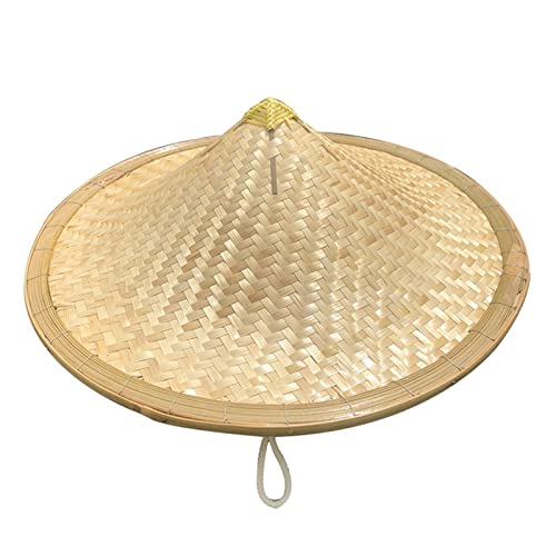 Chapeau de paille couleur primaire grand bord tressé style traditionnel