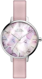 s.Oliver Damen Analog Quarz Armbanduhr SO-3521-LQ