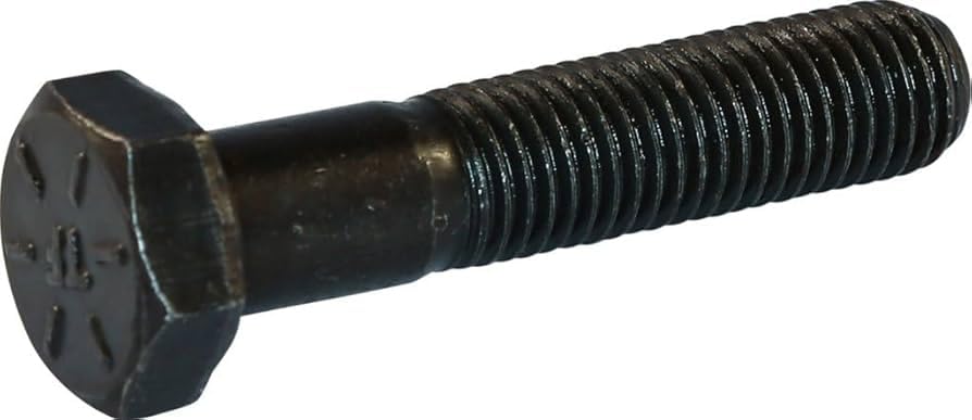 7/8-14 x 7 inch Hex Cap Screw Grade 8 Plain Steel (Quantity: 1 pc) 7/8"-14 x 7 Hex Bolt/Fine Thread/Partially Threaded 2.25 inches of Thread
