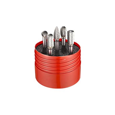 Dormer Rotary Burr Set of 5 Pieces, Various Sizes and Shapes Cover