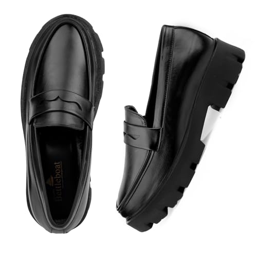 Image of WUGATTI Men's Synthetic Leather Lightweight & Office Wear Slip-On Loafers