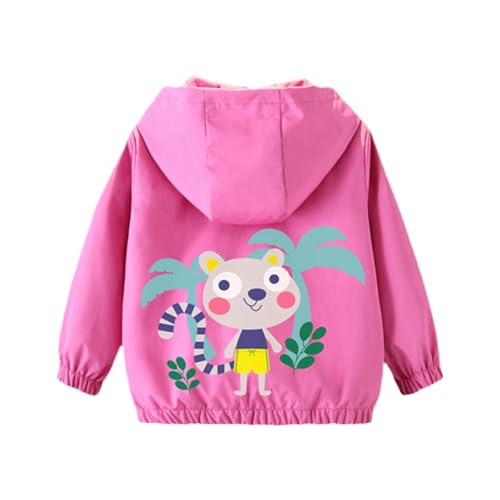Girls Lightweight Jacket Windbreaker Water-Resistant with Hood Lined Windproof Coat Winter Fall Raincoats Clothes