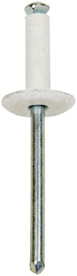 07234816bl Aperture – Pack of 250 Rivets in Flower (4.8 x 16 mm) White