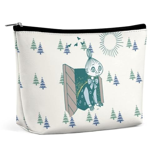 ムーミン ミイ 化粧ポーチ メイクボックス 化粧品収納 コスメポーチ 洗面用具ポーチ バニティー 大容量 収納ケース トラベルバッグ かわいい 旅行用 自宅用 キャラクター かわいい 便利 人気 出張 プレゼント