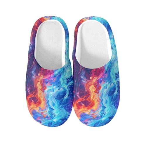 Chaussons antidérapants en coton Flammess ultra moelleux et chauds