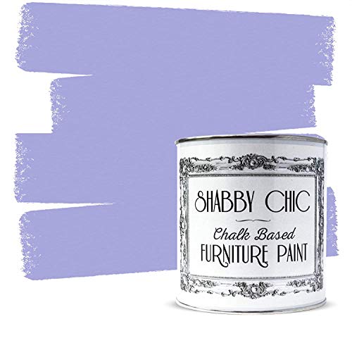 Shabby Chic Chalk Based Furniture Paint, Scottish Heather - 1 L | Distressed Matt Finish for Furniture, Home Decor or DIY Projects | Interior & Exterior | Non-Sand, Suitable for Wood, Plastic & Metal