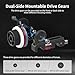 Nitze 15mm Follow Focus Kit with 3 Reversible Drive Gears, 3 Marking Disks, Gear Ring Belt and Crank, A/B Hard Stops and 360° Infinity Zoom Adjustable Dual Rod Cine Follow Focus - MF15D