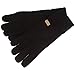 Produktbild Handschuh | Strick-Handschuhe | Winterhandschuhe aus 100% Wolle  für Damen & Herren  Umschlag  in verschiedenen Farben (9, Schwarz)