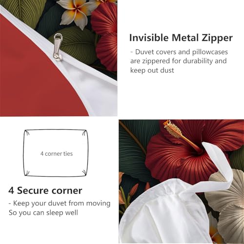 Parure de lit 200x200cm douce et zippée pour un couchage confortable