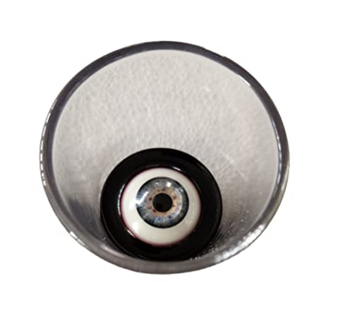 Dead Head Props Eyeball Shot Glass In A Pool Of Resin Blood 1.5Oz Realistic Life Size #TOP2