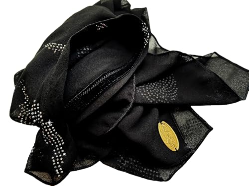 ShariRose Pre-tied headscarf tichel headwear for women textured knit with sparkles collection! Handmade4