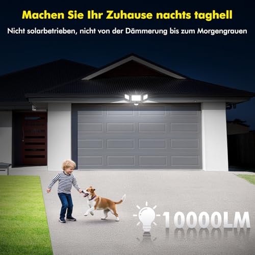 Projecteur LED extérieur 100W avec détecteur et télécommande IP66 - 4