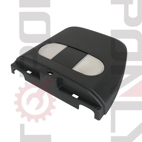 Image of TQPONLY Overhead Console LED Dome Map Light Lamp | Fits Ford F150 2004-2008, for Lincoln Mark LT 2006-2008 Truck | Replaces 6L3Z-18519A70-AB Interior Cab Lights Track (Black)