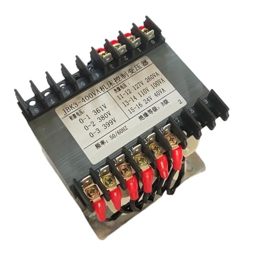 Transformateur de commande JBK3-400VA tension variable M7130 pour circuits électriques