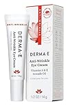 DERMA-E AntiWrinkle Vitamin A Eye Cream, 0.5 Ounce