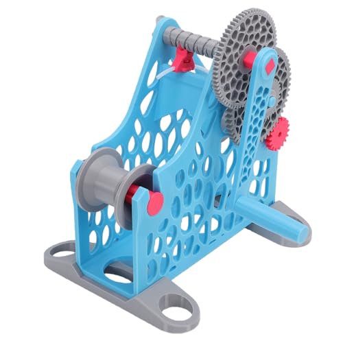 JTLB 3D Printer Filament Respooler, Hand Crank Detachable Modular 1kg Filament Rewinder with Portable Design for 3D Printing Welding Textile Craft