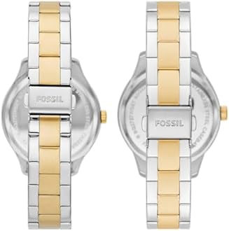 Fossil BQ2737SET Rye Watch Gift Set, Silver, BQ2737SET-AMZUK
