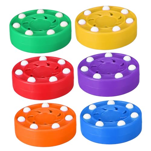 Abaodam 6 Hockey for Practice Roller Hockey Balls Plastic for Training Sessions