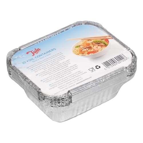 Tala 10A60122 Foil Container with Lids Silver