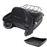 Green-L King Trunk with Backrest Speakers Lid Top Rail Luggage Rack Fit for Harley Touring Road King Street Electra Glide Ultra 2014-2025