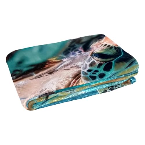 Couverture tortue marine douce de qualité supérieure pour lit - 3