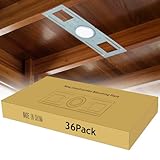 CycevSun 36 Pack New Construction Rough in Plate Pre mounting Bracket for 3/4 /6 inch Wafer Lights, 26 Inch Length, Shallow Recessed Light Housing, Galvanized Metal Sheet