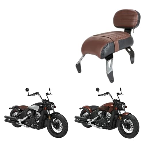 Selle dossier passager moto avec coussinet de haute finition