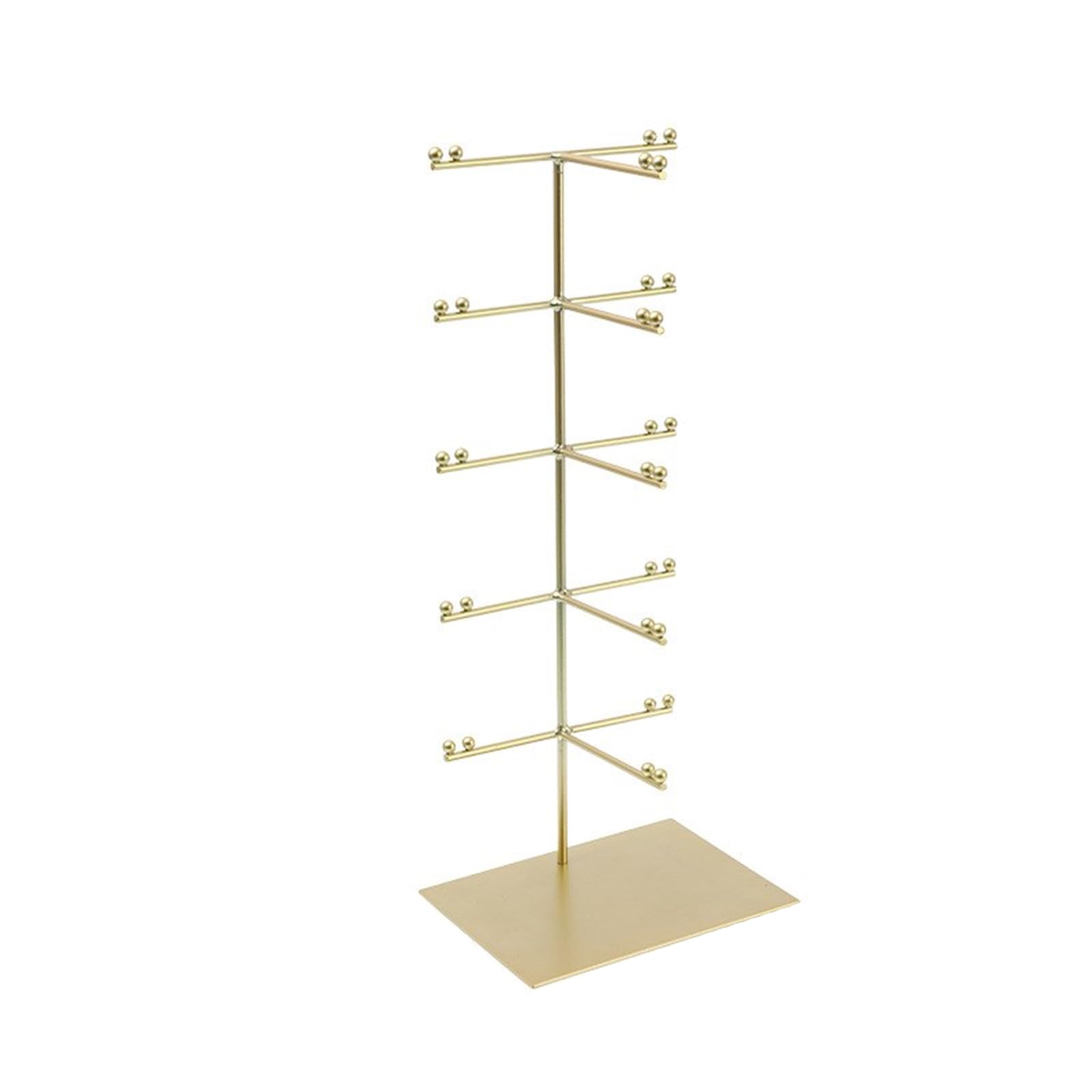 HDOYTXXM Modern Countertop Eyewear Organiser Rack Decorative Metal Frame Glasses Display Branch Multi Layer Sunglass Holder Metal Frame Sunglass Stand