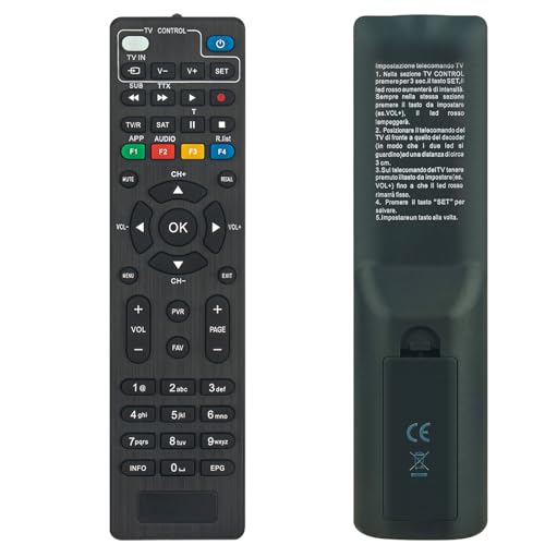 Mando a Distancia de Repuesto Aptos para I-Zap DIGIQUEST SKILLVOICE HD Receiver RICD1228 Ti9...