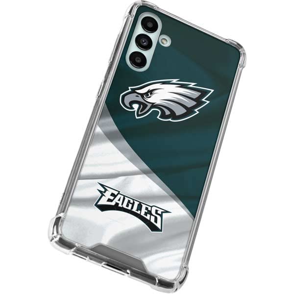 Skinit Clear Phone Case Compatible with Galaxy A13 5G - Officially Licensed NFL Philadelphia Eagles Design