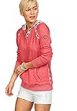  KangaROOS Damen Kapuzenpullover Pullover mit Kapuze (32/34, Rot)