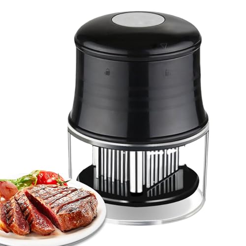 Attendrisseur de Steak - Aiguilles 56 Broches Acier Inoxydable | Outil de Cuisine Professionnel, Machine à Attendrir Viande pour Bœuf, Porc, Poulet, Volaille, Accessoire Cuisine Maison