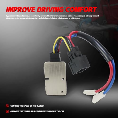 Image of 1991-1999 For Mercedes Benz W140 CL500 600 S280 S320 S420 S500 S600 Blower Motor Resistor Replacnt # 1408218451 0058205010 1408218351 9094302225