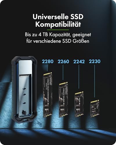 ICY Box Caja Externa M.2 NVMe/SATA SSD USB 3.2 Gen 2 miniatura 6