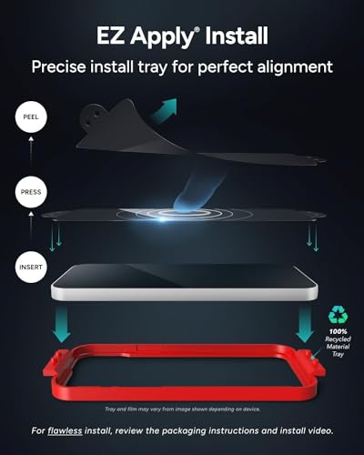 Image of ZAGG Glass Elite Anti-Reflective Samsung Galaxy Z Flip6 Camera Lens Protector - Tempered Glass Lens Protector with Polycarbonate Frame, 5X Stronger, Maximum Scratch Protection, Smudge Resistant