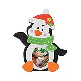 Penguin Photo Frame Magnet Holiday Craft Kit (12 per Kit)/Holiday/Ornament/Gift/Christmas