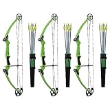 Genesis Archery Compound Bow Archery Kit w/Adjustable Draw Length 15