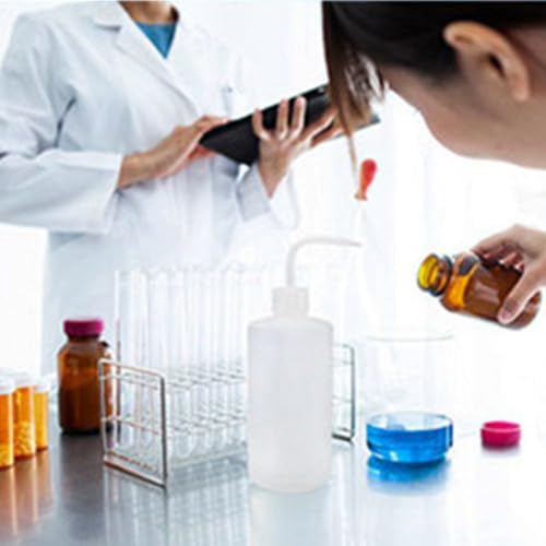 Yuelong Plastic Squeeze Bottle,2Pcs Safety Wash Bottle 500ml Convenient Green Soap Supply Tattoo Squeeze Bottle with Scale Labels Watering Tools for Medical Label Tattoo Supplies(500ml,16oz,1 Bottle) - Image 8