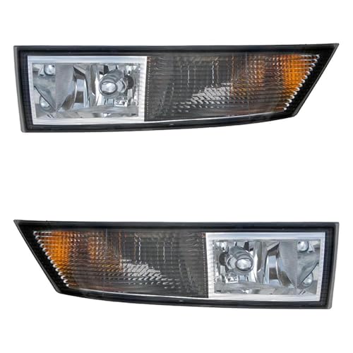 Rareelectrical New Pair Of Daytime Running Lights Compatible With Cadillac Escalade Esv Escalade Ext Escalade Escalade Ext Premium 2007-2014 By Part Numbers Gm2593163 Gm2592163 10383563 10383562