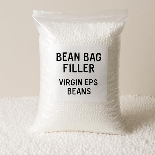 Image of Bean Bag Filler 2 Kg Bean Bag Beans Refill Thermocol Balls Virgin EPS Beans, 2 KG Beans